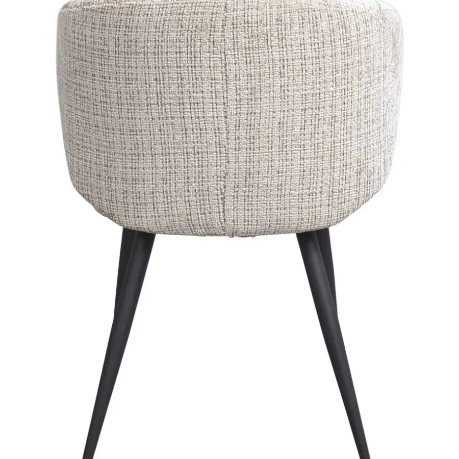 Eetkamerstoelen-Leen Bakker Eetkamerstoel Demi - beige