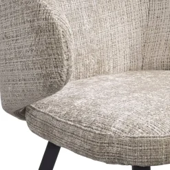 Eetkamerstoelen-Leen Bakker Eetkamerstoel Demi - beige