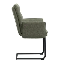 Eetkamerstoelen-Leen Bakker Eetkamerstoel Evi - groen