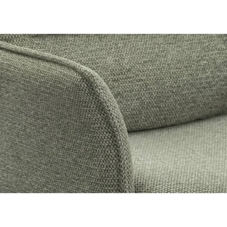 Eetkamerstoelen-Leen Bakker Eetkamerstoel Evi - groen