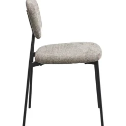 Eetkamerstoelen-Leen Bakker Eetkamerstoel Maud - grijs