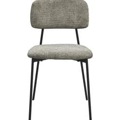 Eetkamerstoelen-Leen Bakker Eetkamerstoel Maud - groen