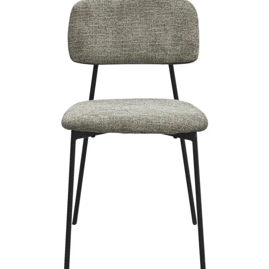 Eetkamerstoelen-Leen Bakker Eetkamerstoel Maud - groen