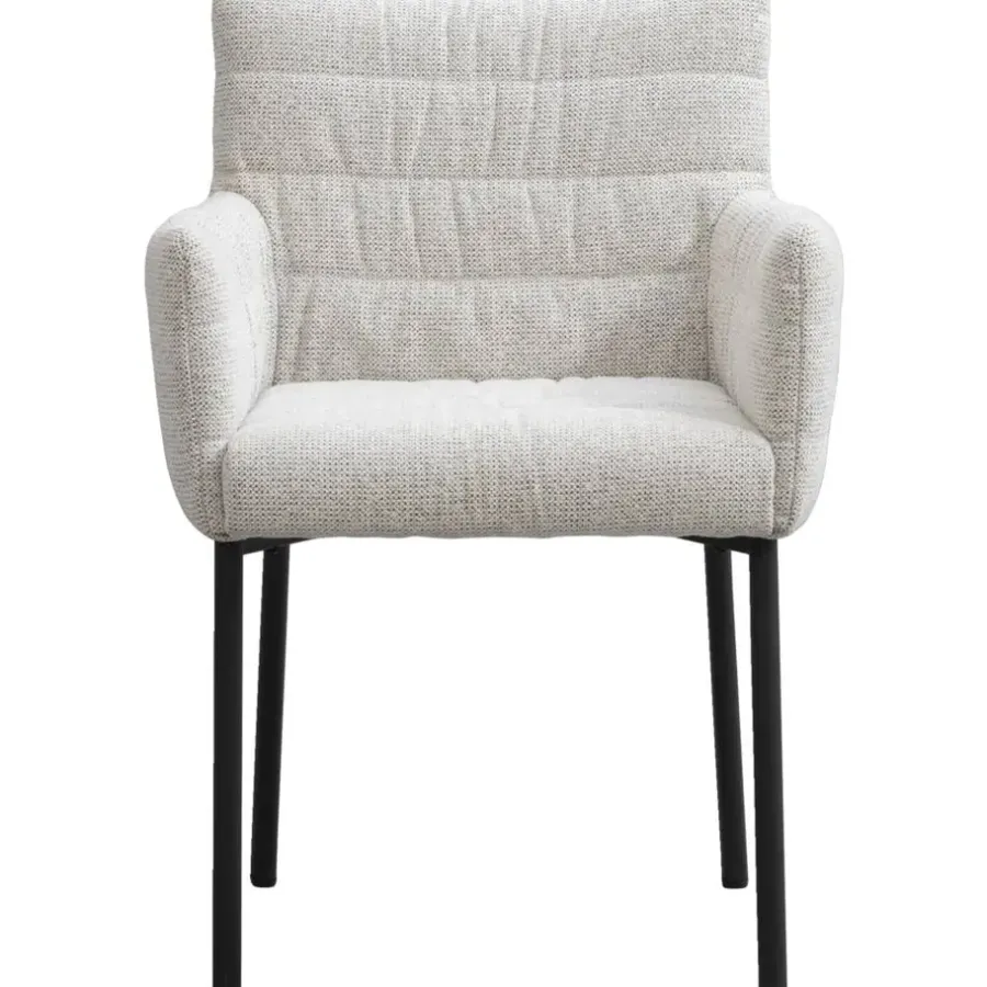 Eetkamerstoelen-Leen Bakker Eetkamerstoel Mees - beige