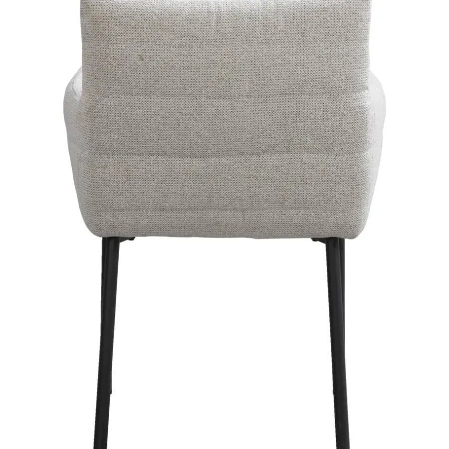 Eetkamerstoelen-Leen Bakker Eetkamerstoel Mees - beige
