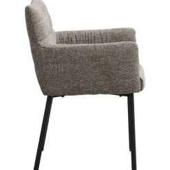Eetkamerstoelen-Leen Bakker Eetkamerstoel Mees - taupe