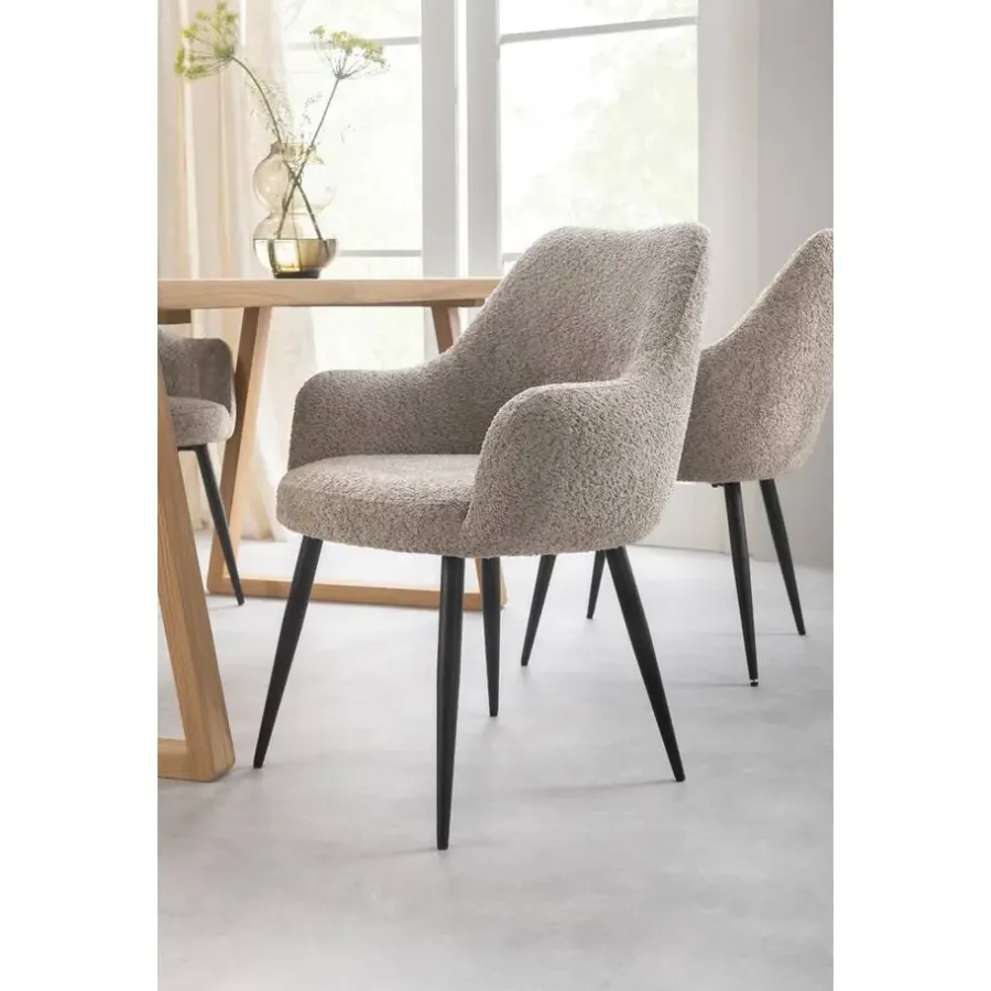 Leen Bakker Eetkamerstoel Noah - beige