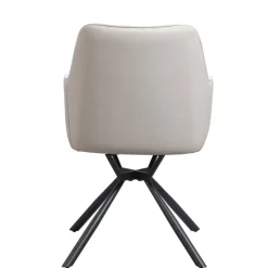 Eetkamerstoelen-Leen Bakker Eetkamerstoel Saar - beige