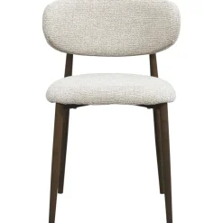 Eetkamerstoelen-Leen Bakker Eetkamerstoel Tibor - beige