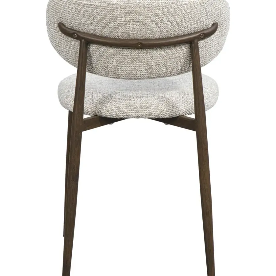 Eetkamerstoelen-Leen Bakker Eetkamerstoel Tibor - beige