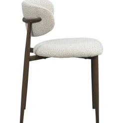Eetkamerstoelen-Leen Bakker Eetkamerstoel Tibor - beige