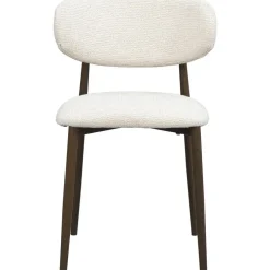 Eetkamerstoelen-Leen Bakker Eetkamerstoel Tibor - crème