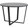 Ronde Eettafels-Leen Bakker Eetkamertafel Alma - zwart - 75xØ110 cm