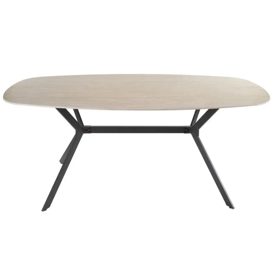 Giga Living Eetkamertafel Keramiek - 180x90x76cm - Deens Ovaal - Ceramic