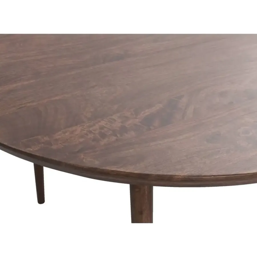 Ronde Eettafels-Leen Bakker Eetkamertafel Lexy rond - mangohout - 76xØ120 cm