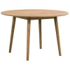 Leen Bakker Eetkamertafel Ulfborg - eikenkleur - Ø120x75 cm