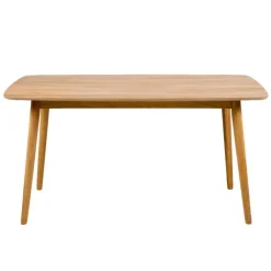 Leen Bakker Eetkamertafel Ulfborg - eikenkleur - 80x150x75,5 cm