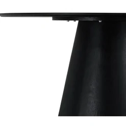 Ronde Eettafels-Giga Living EetkamertafelRond ø120cm - Zwart Eikenhout