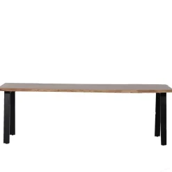 Giga Meubel Eettafel Acaciahout - Naturel - 160x90x77cm - Lars