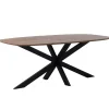 Ovale Eettafels-Giga Meubel Eettafel Deens Ovaal - Bruin Hout - 240cm - Tafel Jordan