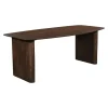 Giga Meubel Eettafel Deens Ovaal - Donkerbruin Mangohout - 200x100x75cm - Dai