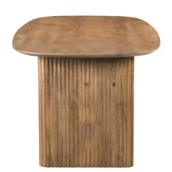 Ovale Eettafels-Giga Meubel Eettafel Deens Ovaal - Naturel Mangohout - 240x100x76cm - Juro