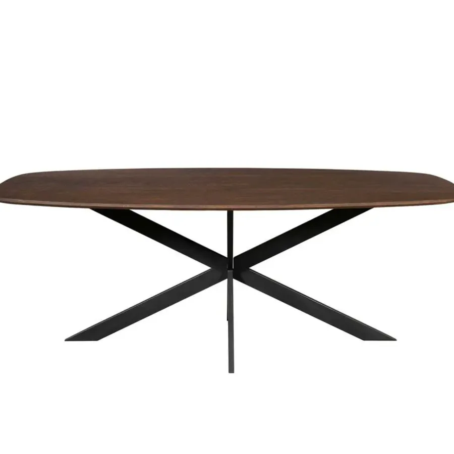 StarFurn Eettafel Deens Ovaal Bruin Hout - 240x110x76cm - Ferris