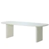 Giga Meubel Eettafel Deens Ovaal 200cm - Beige Beton - Gin