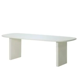 Giga Meubel Eettafel Deens Ovaal 200cm - Beige Beton - Gin