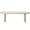 Ovale Eettafels-Giga Meubel Eettafel Deens Ovaal 240cm - Beige Betonlook - Maya