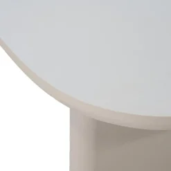 Ovale Eettafels-Giga Meubel Eettafel Deens Ovaal 240cm - Beige Betonlook - Maya