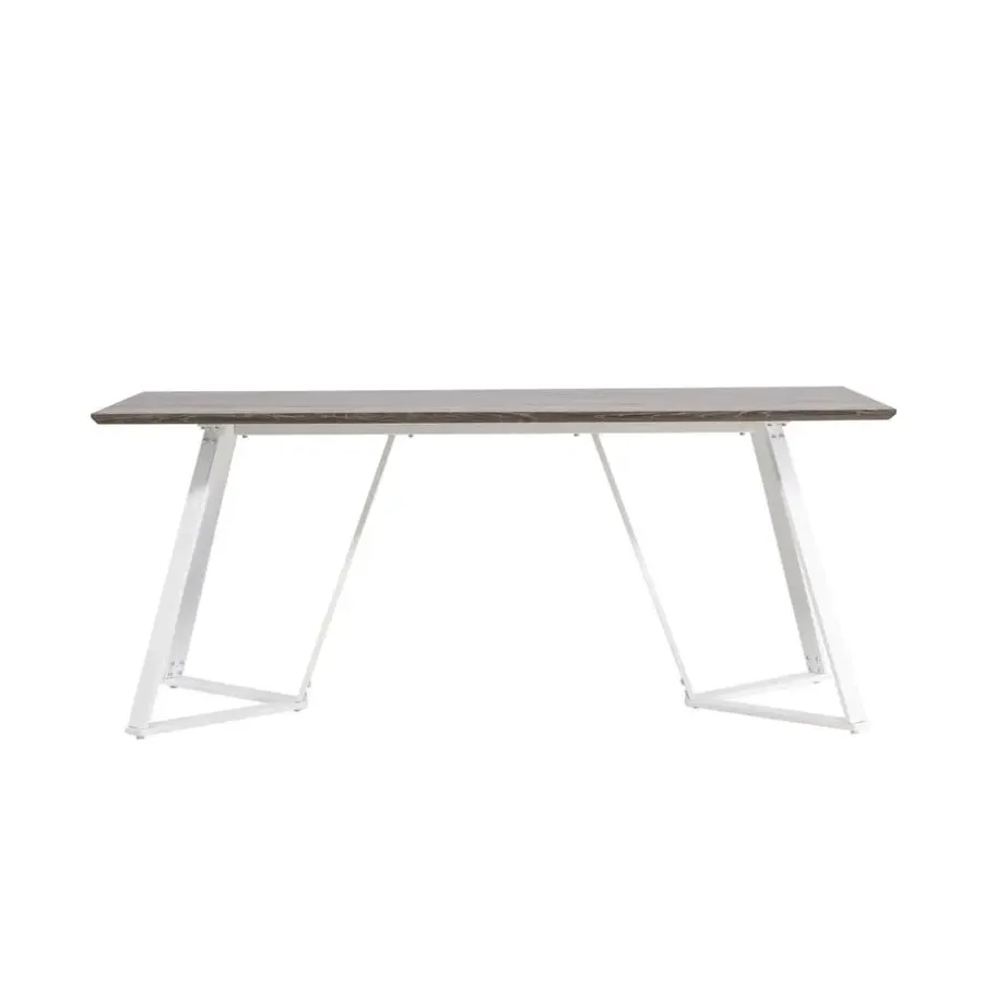 Fjôrd Eettafel Eiken Hout Wit - 180x90x75cm - Marina