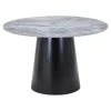 Ronde Eettafels-House Nordic Eettafel Grijs/Zwart - Rond - 120x120x75cm - Brito
