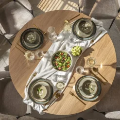 Leen Bakker Eettafel Irene - walnoot - uitschuifbaar