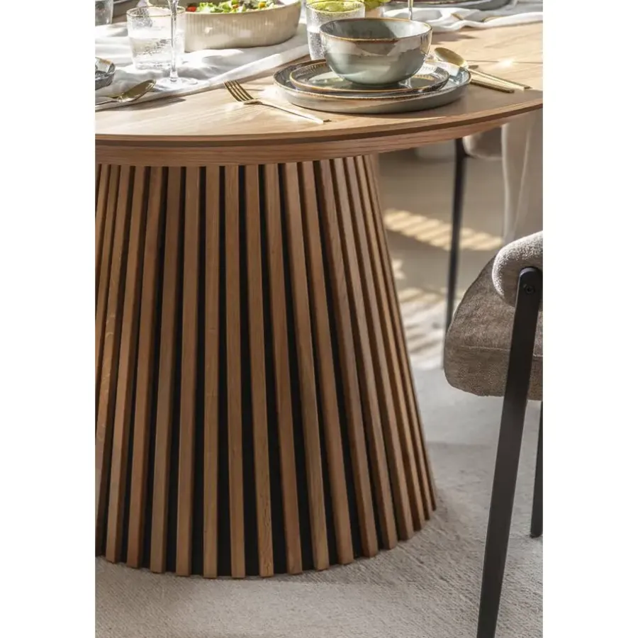 Leen Bakker Eettafel Irene - walnoot - uitschuifbaar