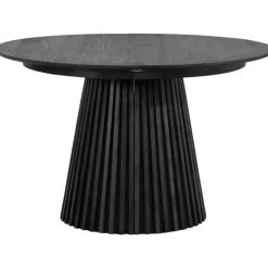 Ronde Eettafels-Leen Bakker Eettafel Irene - zwart - uitschuifbaar