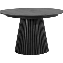 Ronde Eettafels-Leen Bakker Eettafel Irene - zwart - uitschuifbaar