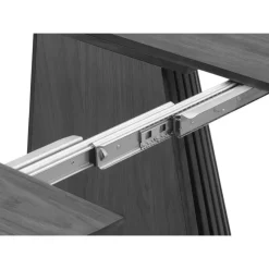 Ronde Eettafels-Leen Bakker Eettafel Irene - zwart - uitschuifbaar