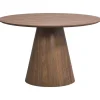 Leen Bakker Eettafel Louis - walnoot - Ø120 cm