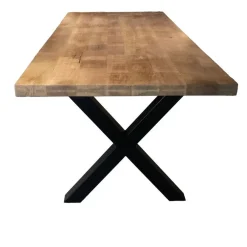 Giga Meubel Eettafel Mangohout - 300x100x76cm - Metaal - Duncan