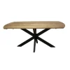 Giga Living Eettafel Naturel Acaciahout - 275x90x77cm - Extend