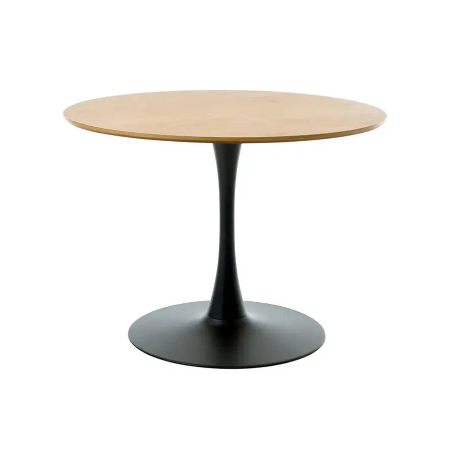 Giga Living Eettafel Naturel Eiken - Ø100x73,5cm - Cesura
