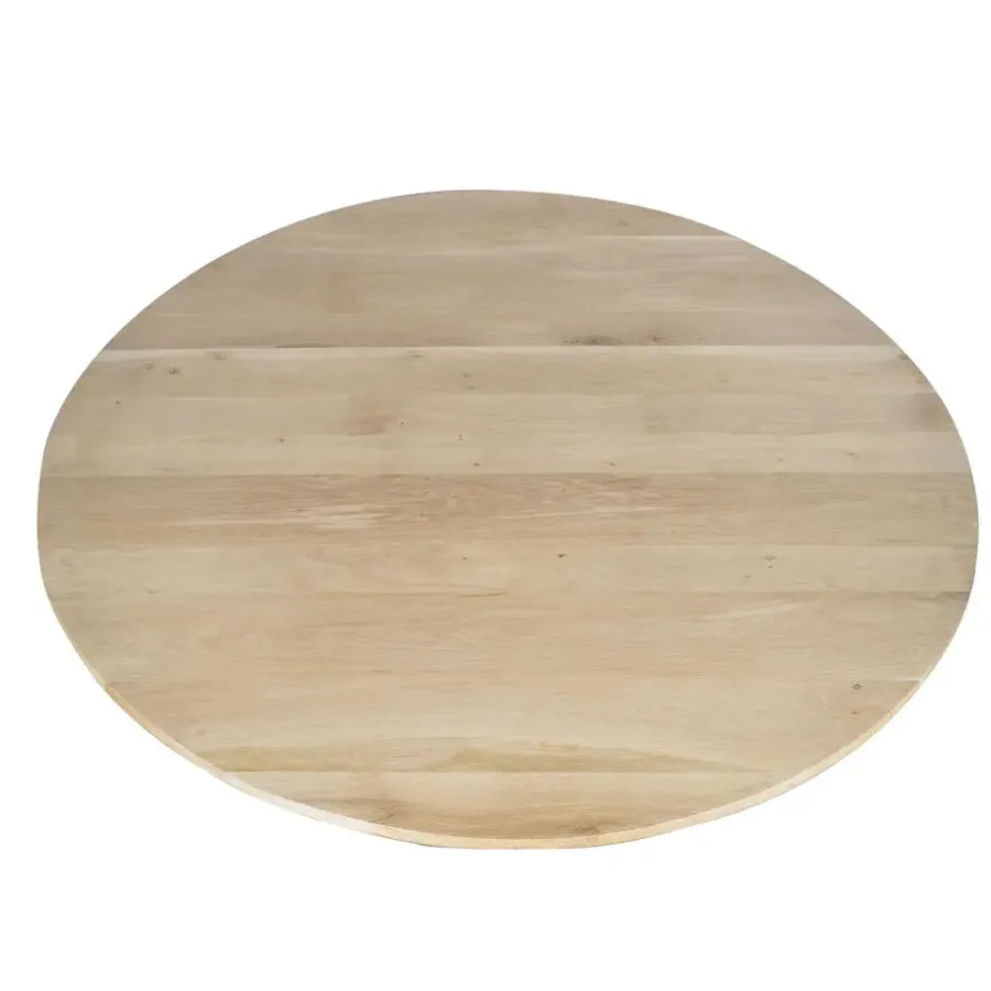StarFurn Eettafel Naturel Hout - 110x110x76cm - Ferris