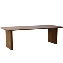 Rechthoekige Eettafels-Giga Meubel Eettafel Naturel Mangohout - Rechthoek - 200x110x76 m - Tomeo