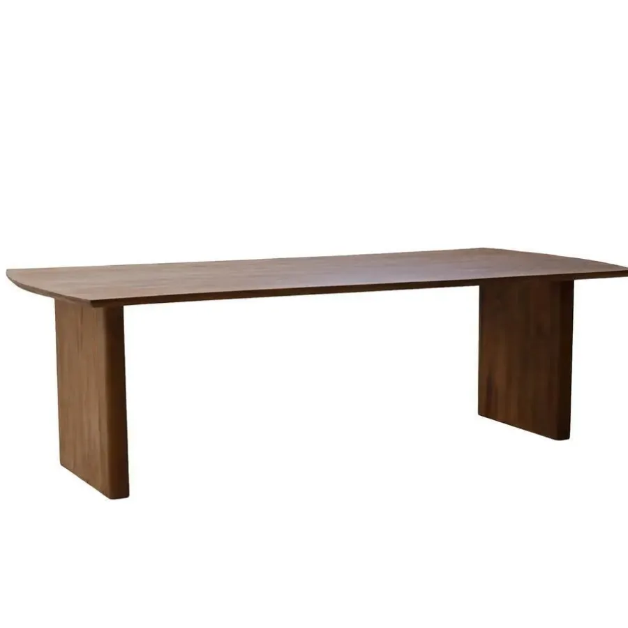 Rechthoekige Eettafels-Giga Meubel Eettafel Naturel Mangohout - Rechthoek - 200x110x76 m - Tomeo