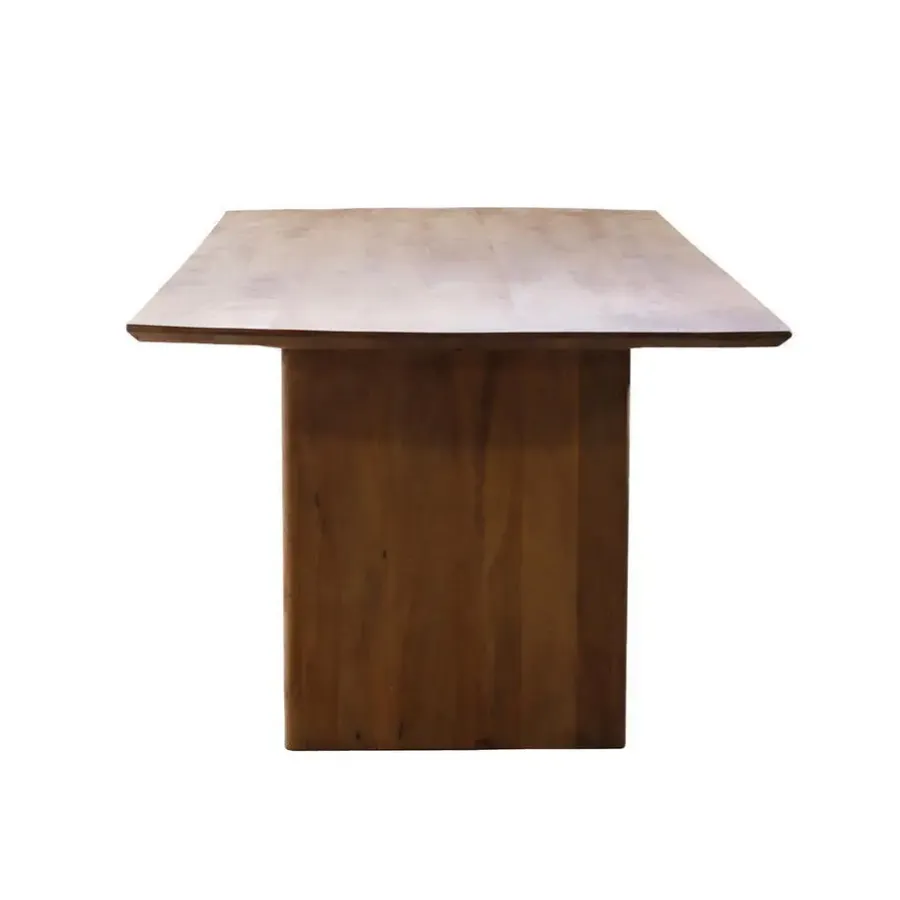 Rechthoekige Eettafels-Giga Meubel Eettafel Naturel Mangohout - Rechthoek - 200x110x76 m - Tomeo