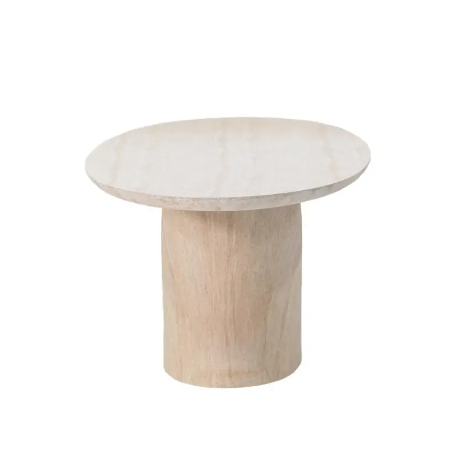 Ovale Eettafels-Giga Meubel Eettafel Ovaal 200cm - Naturel Betonlook - Myrna