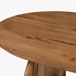 Giga Meubel Eettafel Ovaal 200cm - Naturel - Mangohout - Eettafel Daan
