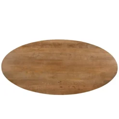 Livingfurn Eettafel Ovaal 240cm - Naturel Mangohout - Jesper