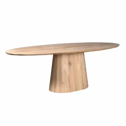 StarFurn Eettafel Ovaal Naturel Hout - 210x110x76cm - Riga